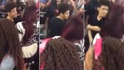 بالفيديو والصور.. لحظة صفع شاب لامرأة على متن قطار