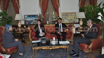 وزير التعليم يستقبل سفير مصر الجديد بفنلندا