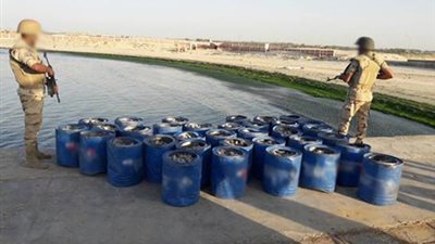 الجيش الثاني الميداني يدمر كمية كبيرة من المواد المتفجرة في رفح