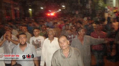 بالصور.. أهالي ههيا يُشيِّعون جثمان أحد شهداء رفح