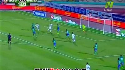 بالفيديو.. باسم مرسي يهدر هدفا برأسية أمام شباك مصر المقاصة