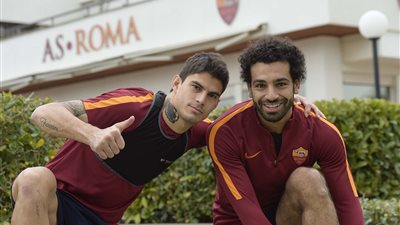 بالصور.. صلاح يختتم تدريباته مع روما استعدادا لمواجهة نابولي