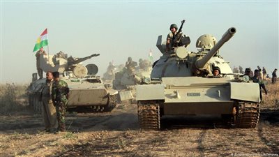 البشمركة تشن هجوما جديدا تمهيدا لاقتحام الموصل بالعراق