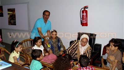 بالصور.. ورشة «الفنان الصغير» في مركز ثروت عكاشة الثقافى