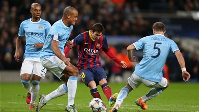 برشلونة في مواجهة قوية أمام مان سيتي في أبطال أوروبا