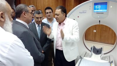 وزير الصحة خلال جولته بالفيوم: تجهيز مستشفى جديد بـ800 مليون جنيه.. زيادة ميزانية العلاج على نفقة الدولة.. توفير الكوادر البشرية المؤهلة.. الانتهاء من الخريطة الصحية
