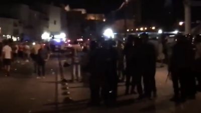 بالفيديو.. اشتباكات بين مشجعي إنجلترا وفرنسيين قبل بدء يورو 2016