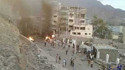 انفجار عنيف يهز مدينة المنصورة اليمنية