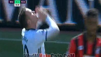 بالفيديو.. «روني» يتقدم بالهدف الثاني لمانشستر يونايتد في بورنموث