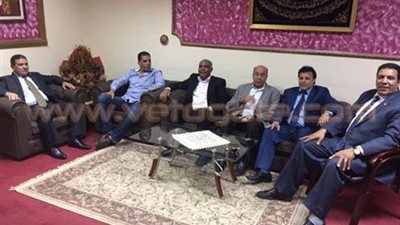 بالصور.. جمال الغندور في أمسية رياضية بنادي الرواد بالعاشر