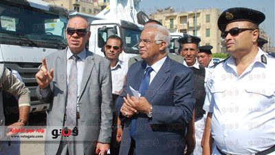 بالصور.. محافظ القاهرة يشهد استلام معدات جديدة للنظافة
