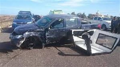 إصابة مجندين في تصادم سيارة شرطة بملاكي بطريق «الإسماعيلية - بورسعيد»