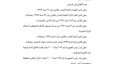 قرار تخصيص أراض بقنا لإقامة مشروع إسكان اجتماعي