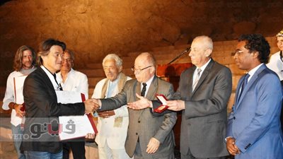 بالفيديو والصور.. ختام فعاليات سمبوزيوم أسوان الدولي