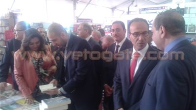 بالصور.. رئيس اتحاد الناشرين يتفقد معرض «الشيخ زايد» للكتاب