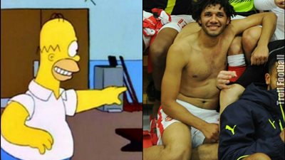 موقع إنجليزي يسخر من النني بعد مباراة أرسنال