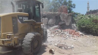 إزالة 322 حالة تعد على أملاك الدولة بالغربية