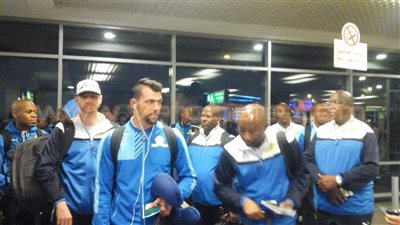 بالصور.. بعثة صن دوانز تصل مطار القاهرة استعدادا لنهائي أفريقيا