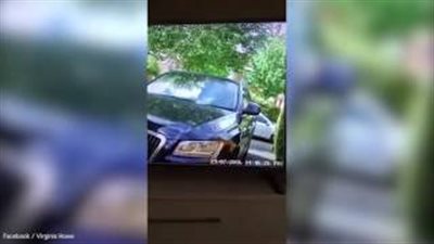 بالفيديو.. رد فعل امرأة أتلف عجوز طلاء سيارتها «الأودي»