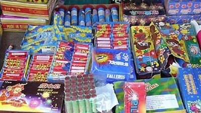 ضبط 740 ألف قطعة ألعاب نارية قبل طرحها في أسواق الفيوم