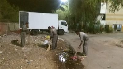 بالصور.. حملة لإزالة القمامة بعدة مناطق بالغردقة