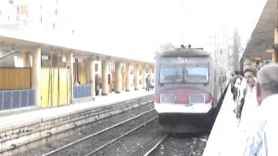 إصابة فتاة سقطت من قطار سيدي جابر