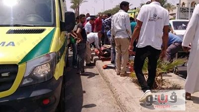 أول صور لحادث طريق «الجونة - الغردقة»