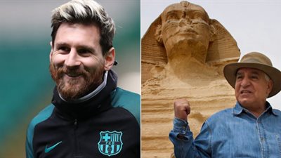 زاهي حواس مهاجما ميسي: «ده راجل أهبل»