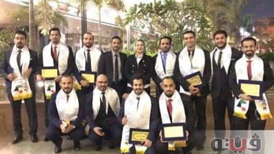 عميد آداب بنها تشارك في حفل تخرج الطلاب الكويتيين