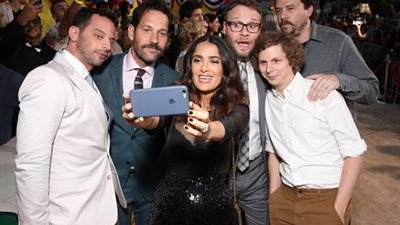 بالصور.. سلمي حايك في البرازيل لتشجيع ابنة عمها بـ«ريو 2016»