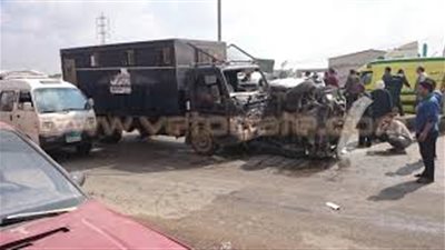 مصرع شخص وإصابة آخرين إثر انقلاب سيارة بطريق «القاهرة - إسكندرية» الصحراوي