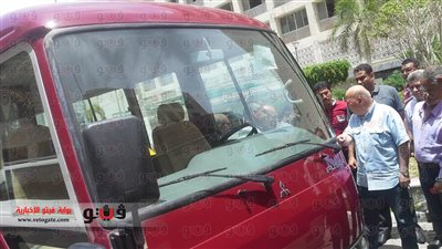 بالصور.. تدعيم أسطول النقل الداخلي ببورسعيد بـ 4 سيارات 