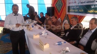 بالصور.. عبد الحكيم عبد الناصر لـ«أهالي الشرقية»: «كلكم أبناء الزعيم»