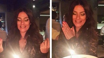 إنجي المقدم تحتفل بعيد ميلادها