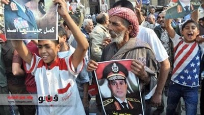 احتفالات بكفر الشيخ بعد إعلان نتيجة الانتخابات الرئاسية