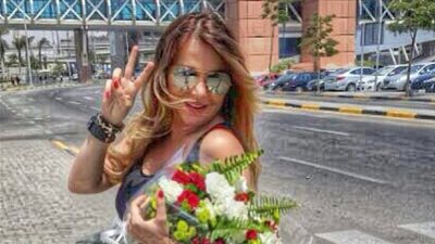 رزان مغربى تعود إلى مصر بعد ولادتها