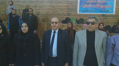 بالصور.. وكيل تعليم بورسعيد يشهد افتتاح دوري كرة القدم النسائية للمدارس