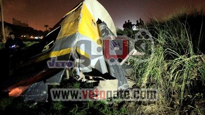 بالصور.. صور كارثة قطار البدرشين