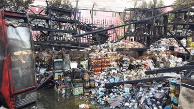 النيابة العامة تفرغ كاميرات المراقبة المجاورة لحريق أسواق «تحيا مصر»