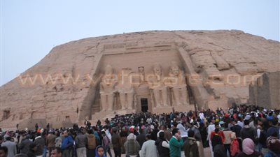 تكثيف أمني مشدد بـ«أبوسمبل» أثناء احتفالات «تعامد الشمس»