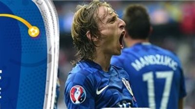 «مودريتش» رجل مباراة كرواتيا وتركيا