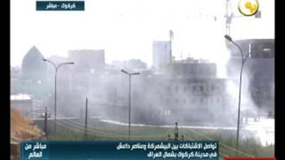 بالفيديو.. اشتباكات عنيفة بين البشمركة ودواعش في كركوك