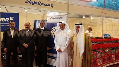 بالصور.. «مصر للطيران» الناقل الرسمي لمعرض المنتجات المصرية بالعراق