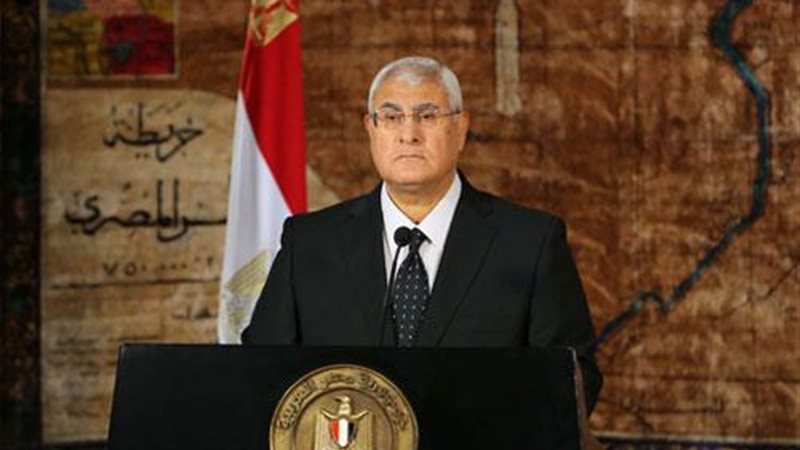 الرئيس عدلي منصور