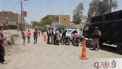 بالصور.. مدير أمن الفيوم يتفقد التمركزات بطامية