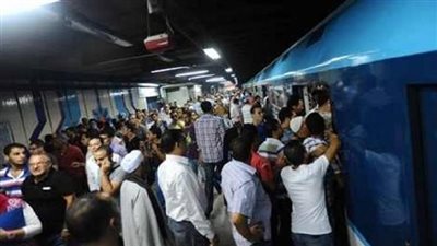 توقف حركة المترو على الخط الأول «المرج - حلوان»