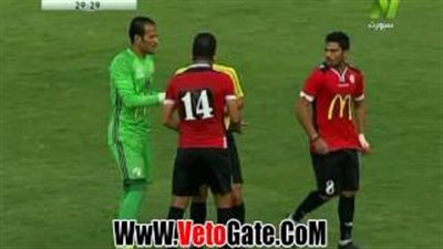 بالفيديو.. طرد «أحمد عيد» من مباراة الجيش أمام دجلة