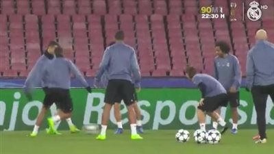 بالفيديو.. ريـال مدريد يختتم استعداداته في إيطاليا لمواجهة نابولي