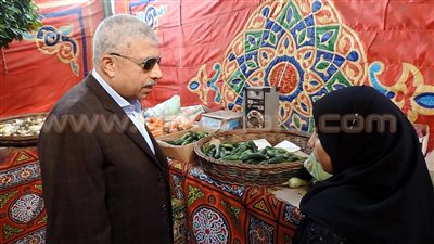 بالصور.. مدير أمن الغربية يتفقد معرض «أهلا رمضان»