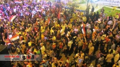 بالفيديو.. بني سويف تواصل احتفالاتها بفوز «السيسي»